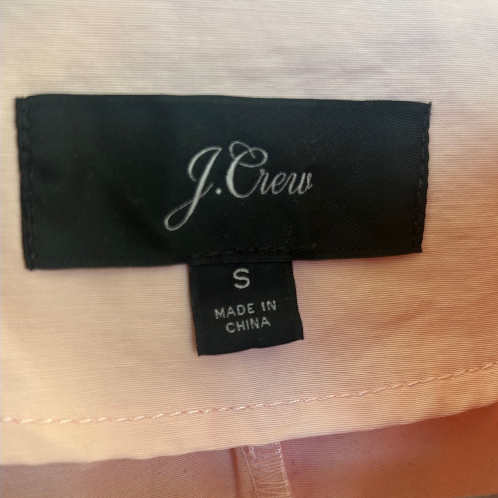 J. Crew Light Pink Hooded Utility Jacket - Picture 2 of 16